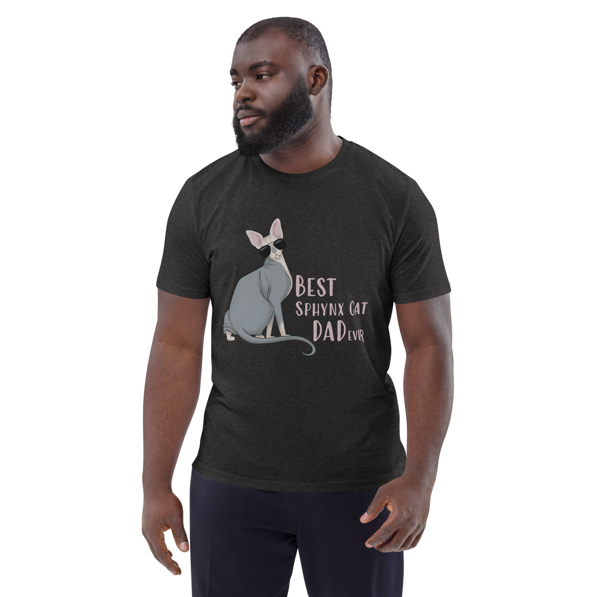 "BEST SPHYNX CAT DAD" UNISEX ECO TEE
