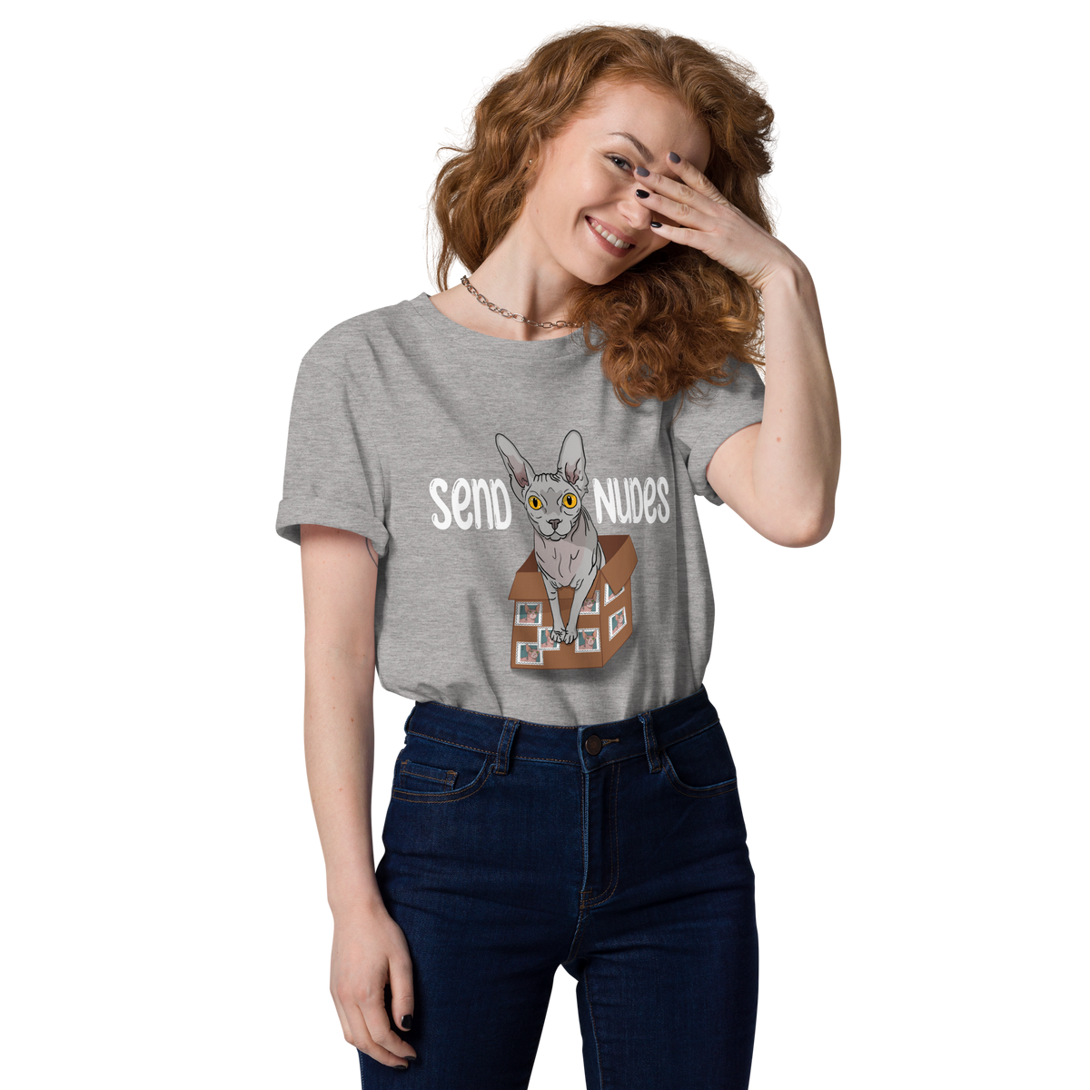 "SEND NUDES" UNISEX ECO TEE