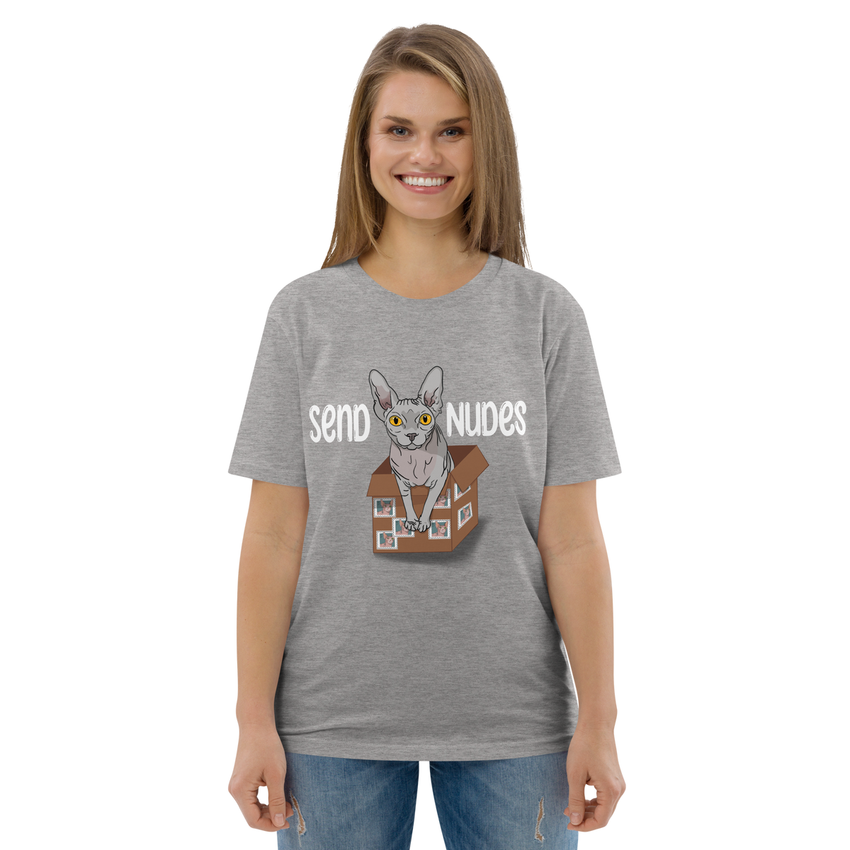 "SEND NUDES" UNISEX ECO TEE