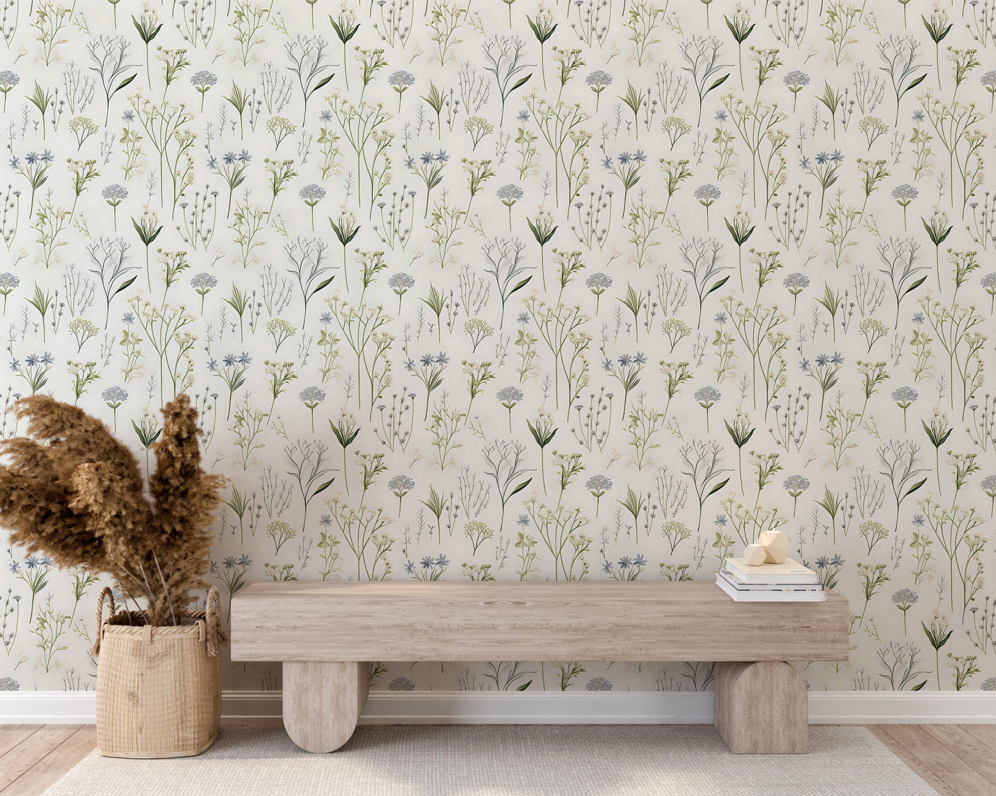 Meadow Floral Wallpaper - Vesta Baby - Little Red General Store