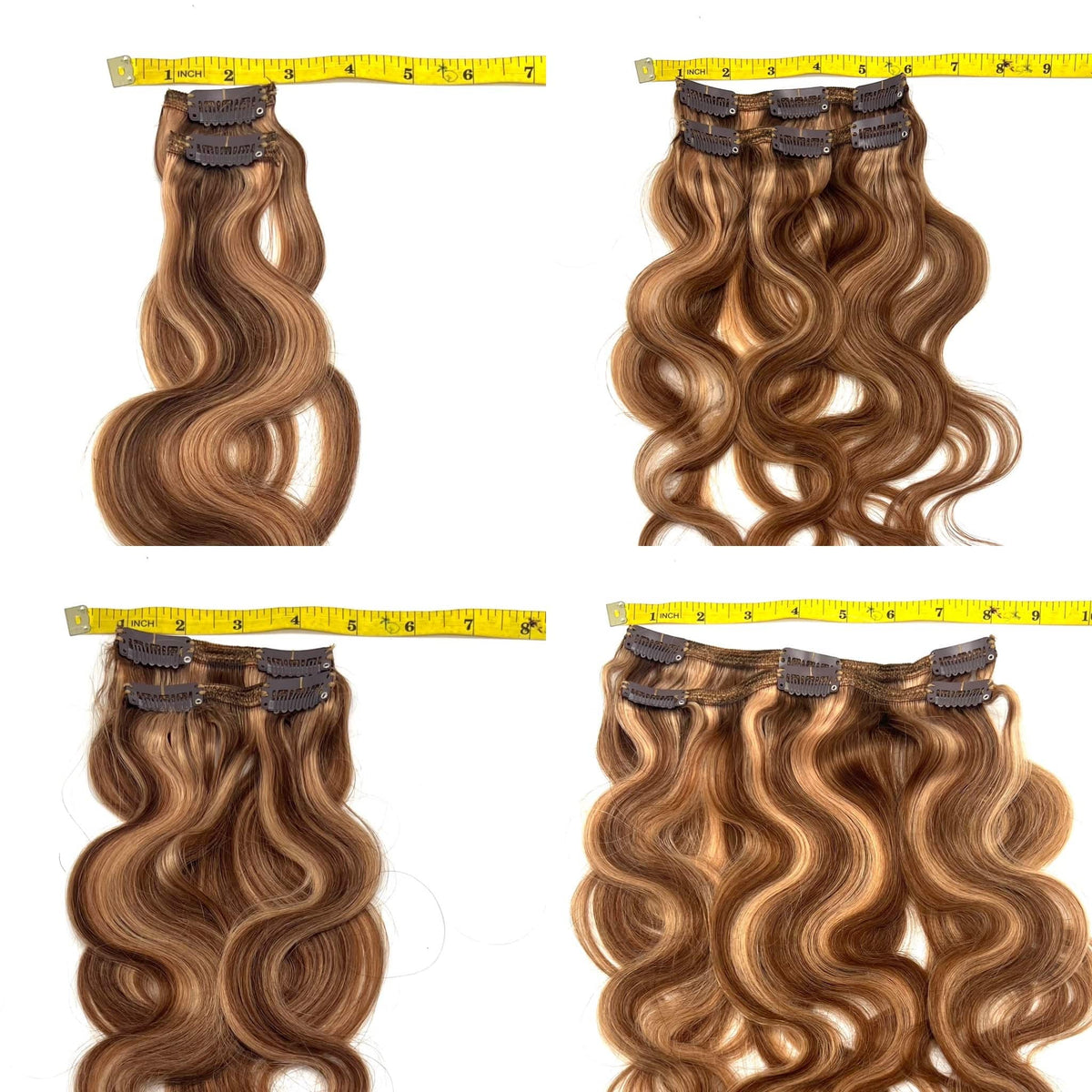 VIP Clip Extensions/ Body Wave 18" 140 grams - ClipeX System