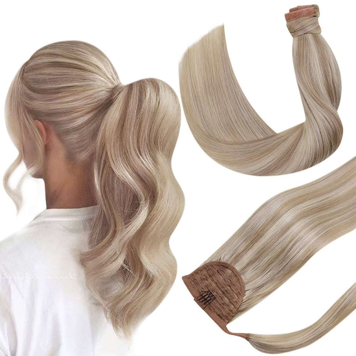 VIP PONYTAIL / Silky 18" 100% Human Hair