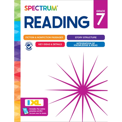 Spectrum Reading Workbook, Grade 7