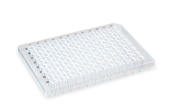 0.2ml PCR Plate 96 wells- Transparent (Half-SKirted)