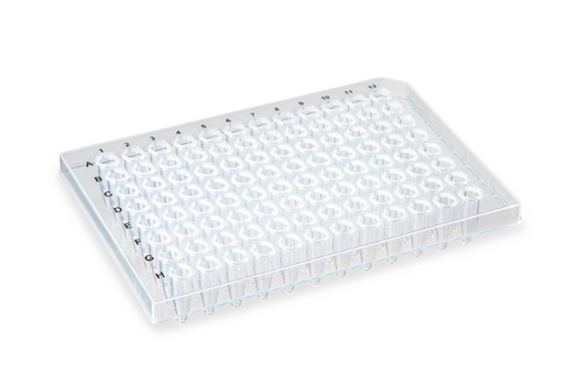 0.2ml PCR Plate 96 wells- Transparent (Half-SKirted)
