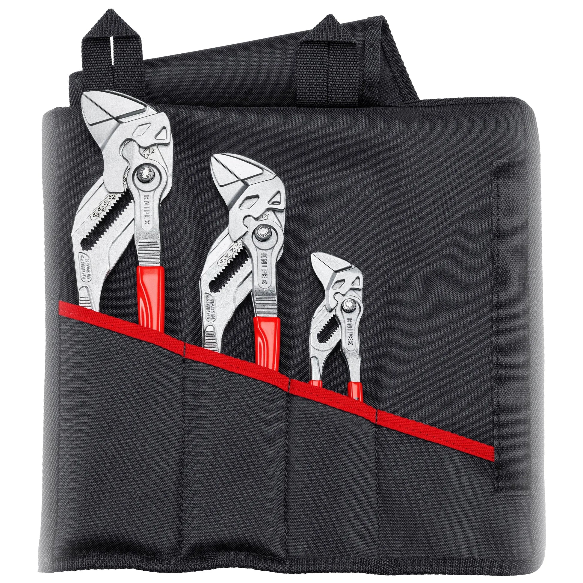 Knipex Pliers Wrench Set In Tool Roll 3 Pieces 00 19 55 S7