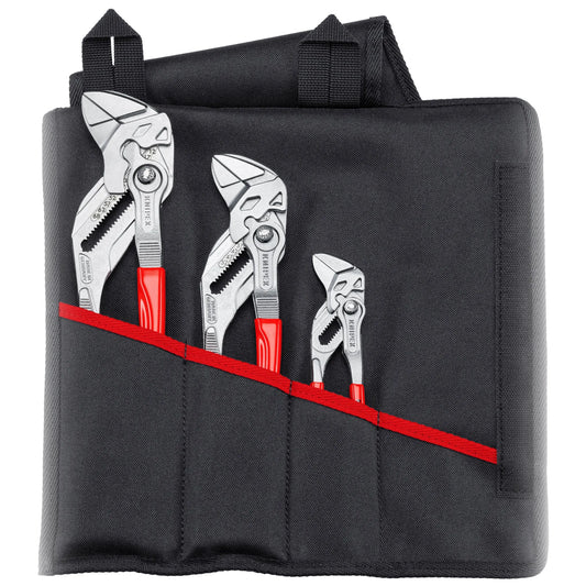 Knipex Pliers Wrench Set In Tool Roll 3 Pieces 00 19 55 S7