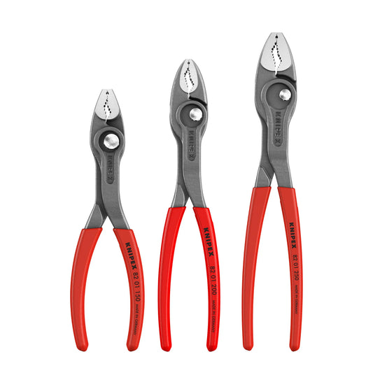 Knipex TwinGrip Slip Joint Pliers 3 Piece Set 00 20 06 US4 - 🆕 New Arrivals, All Products, Products from Mr. Tools, 🛠️ Tools + Hardware - Little Red General Store