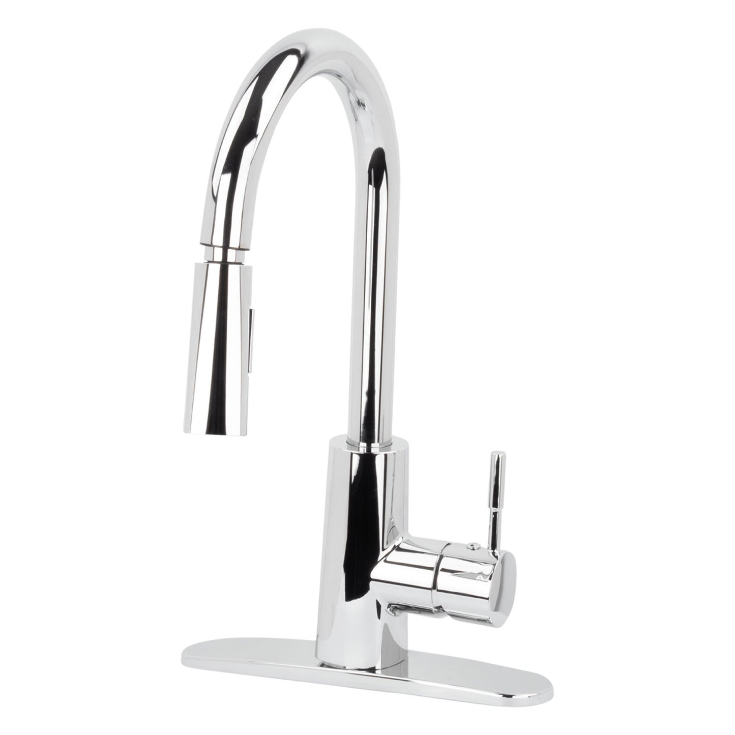 Tehila Chrome Finish High-Arc Pull-Down Faucet