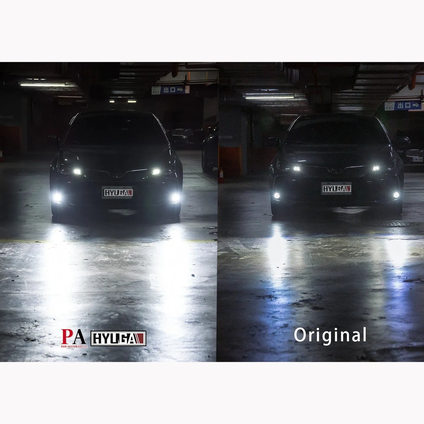 TF1 2x LED Fog Light Bulbs 3000K Amber 6000K White 30W Plug and Play Compatible with 2020~ Corolla Cross, Corolla, CHR, SIENTA, RAV4, HILUX HYUGA (Pack of 2)
