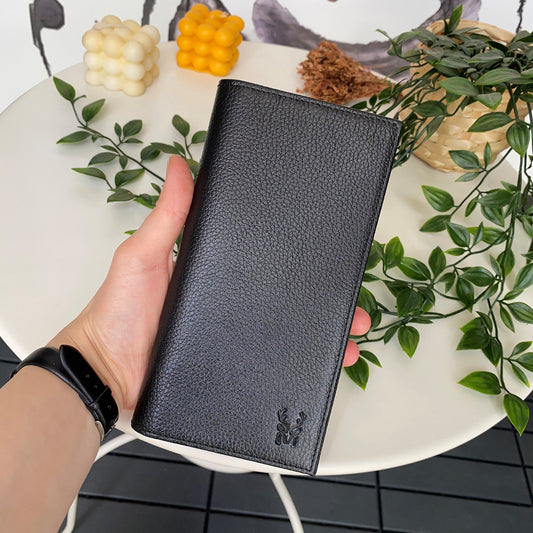 Verona - Genuine Leather Magnetic Large Wallet with Phone Compartment