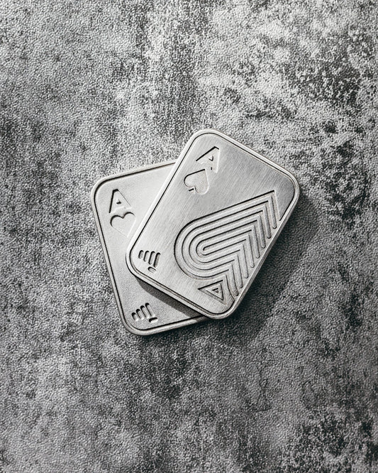 SHUFFLE POCKET ACES V2 (Satin Silver)