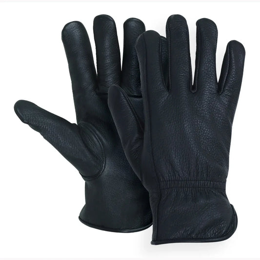 Deerskin Gloves with 3M Thinsulate® – Black