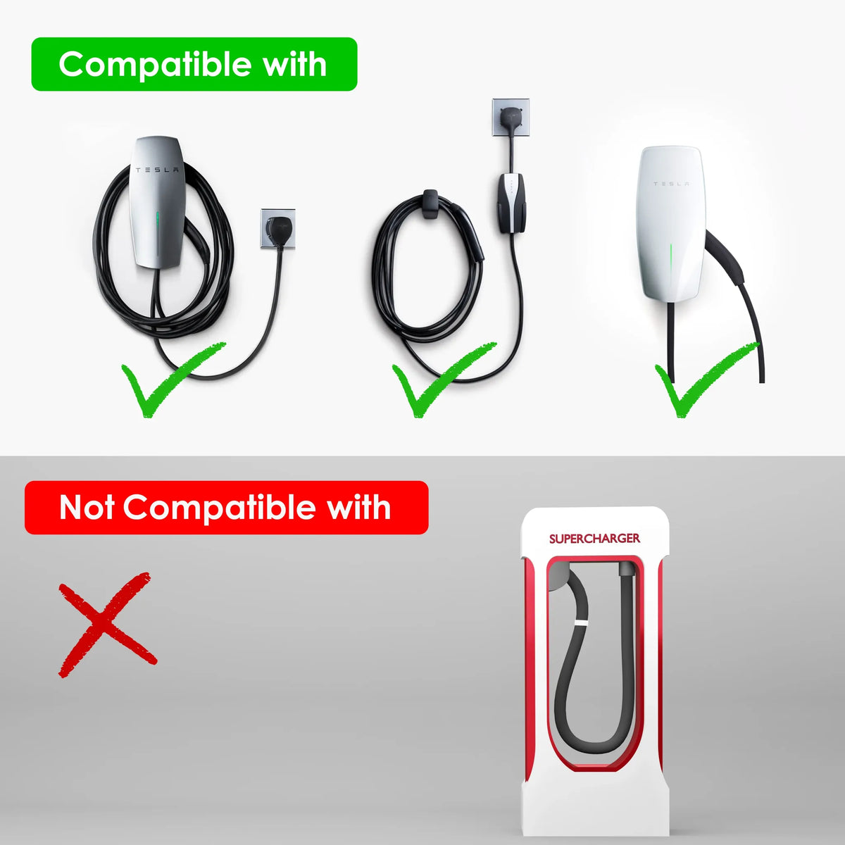 Rexing 48A Tesla Extension Cord - 🆕 New Arrivals, All Products, Products from Rexing - Little Red General Store