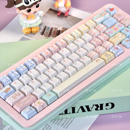 XVX Circus Cherry Profile Dye-Sub PBT Keycaps +Pc Add-on Keycaps Shine-Through Full Set 157-Key