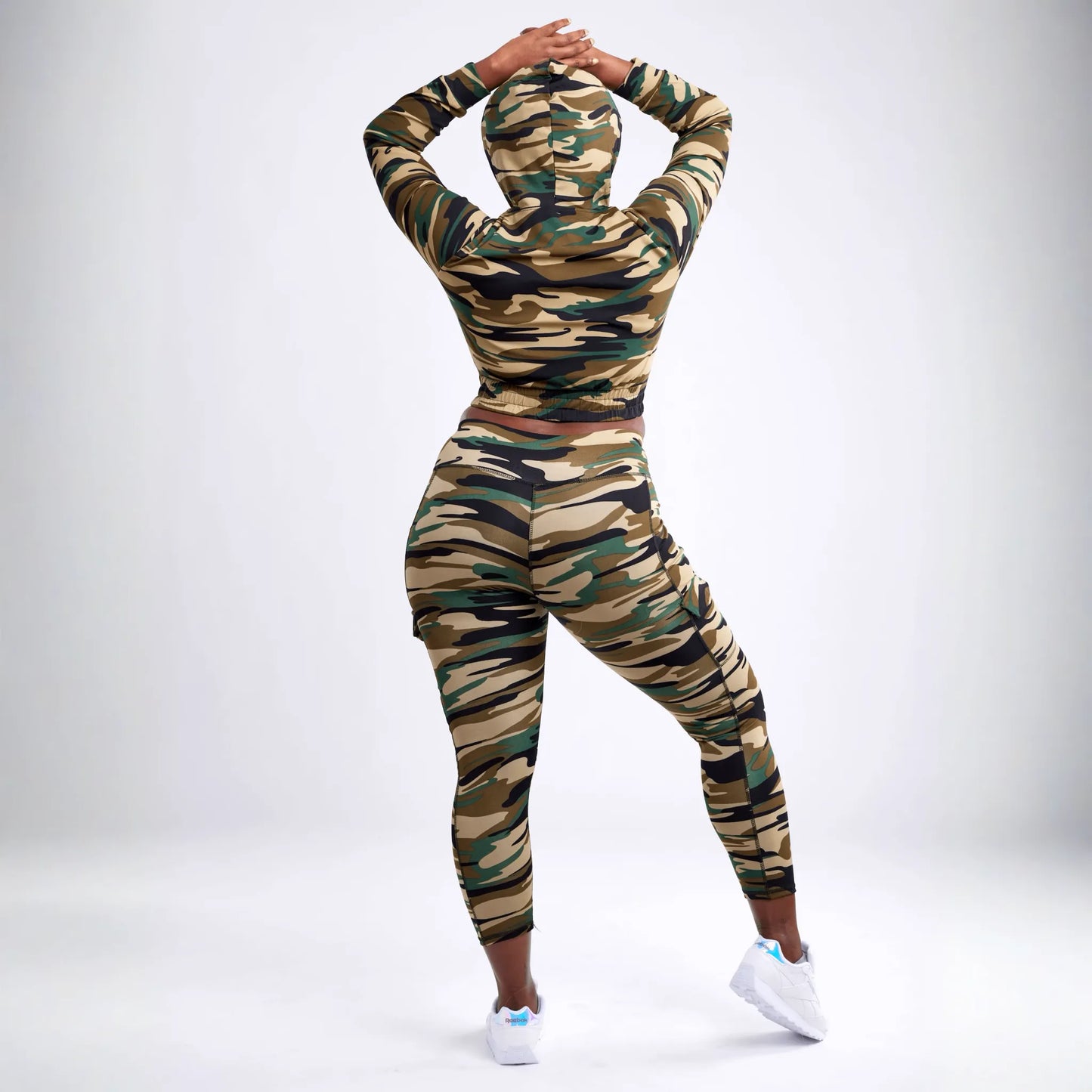 JupiterGear Athletic Zip-Up Crop Hoodie Jacket