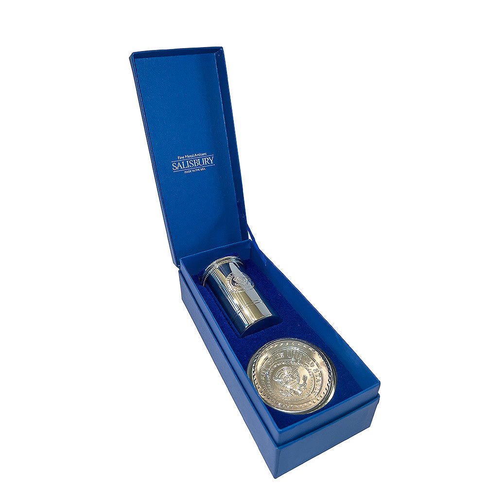 Salisbury 43rd Seal Pewter 2-Piece Desk Set