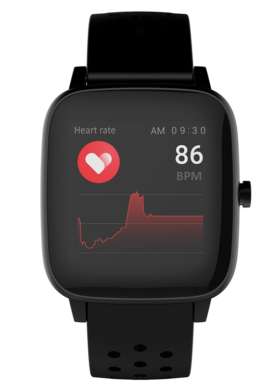 Supersonic Smartwatch with Dynamic Heart Rate, Temperature, Blood Oxygen, and Blood Pressure Monitor