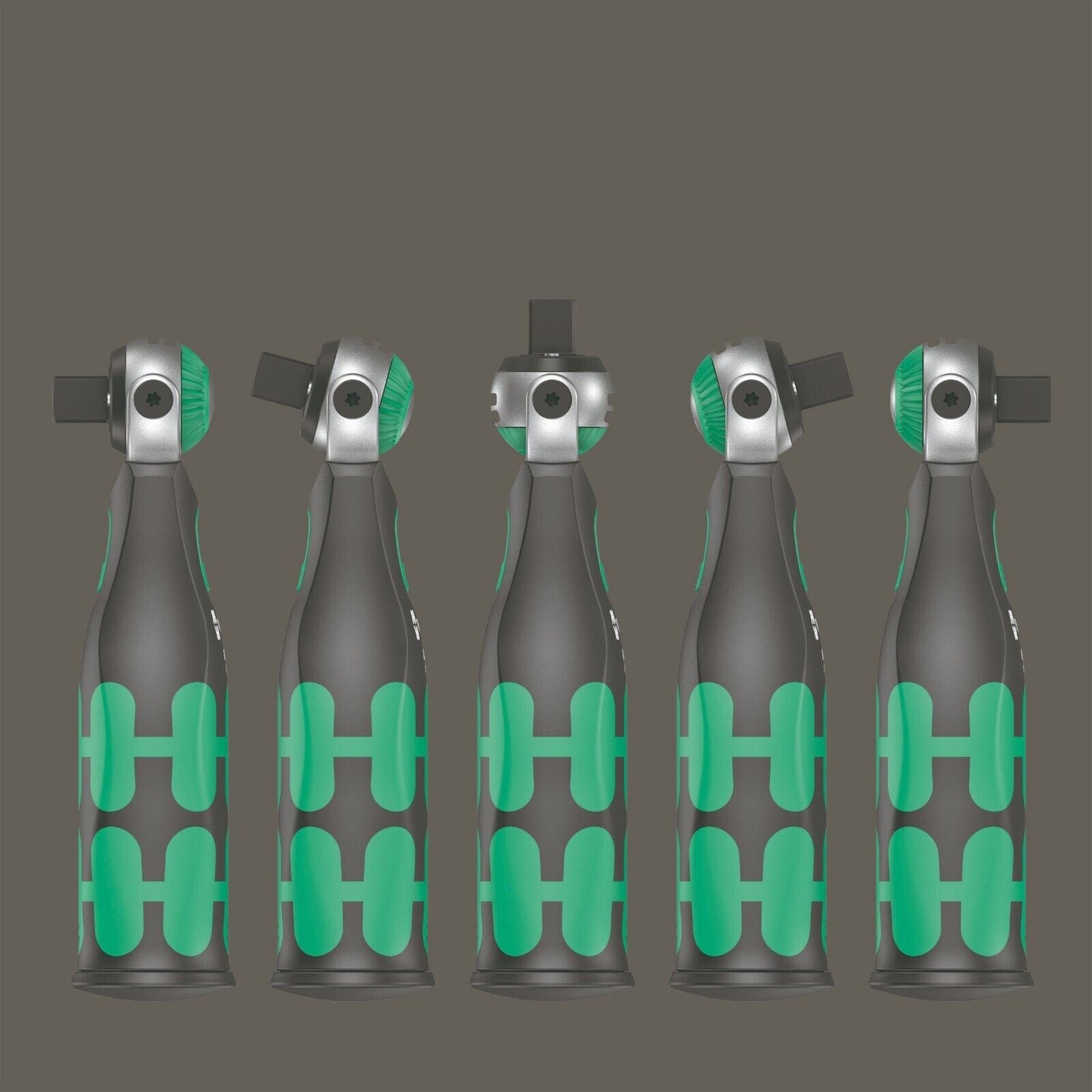 Wera 8009 Zyklop Pocket Set 4 Socket Wrench Set 3/8" Drive SAE 05004285001