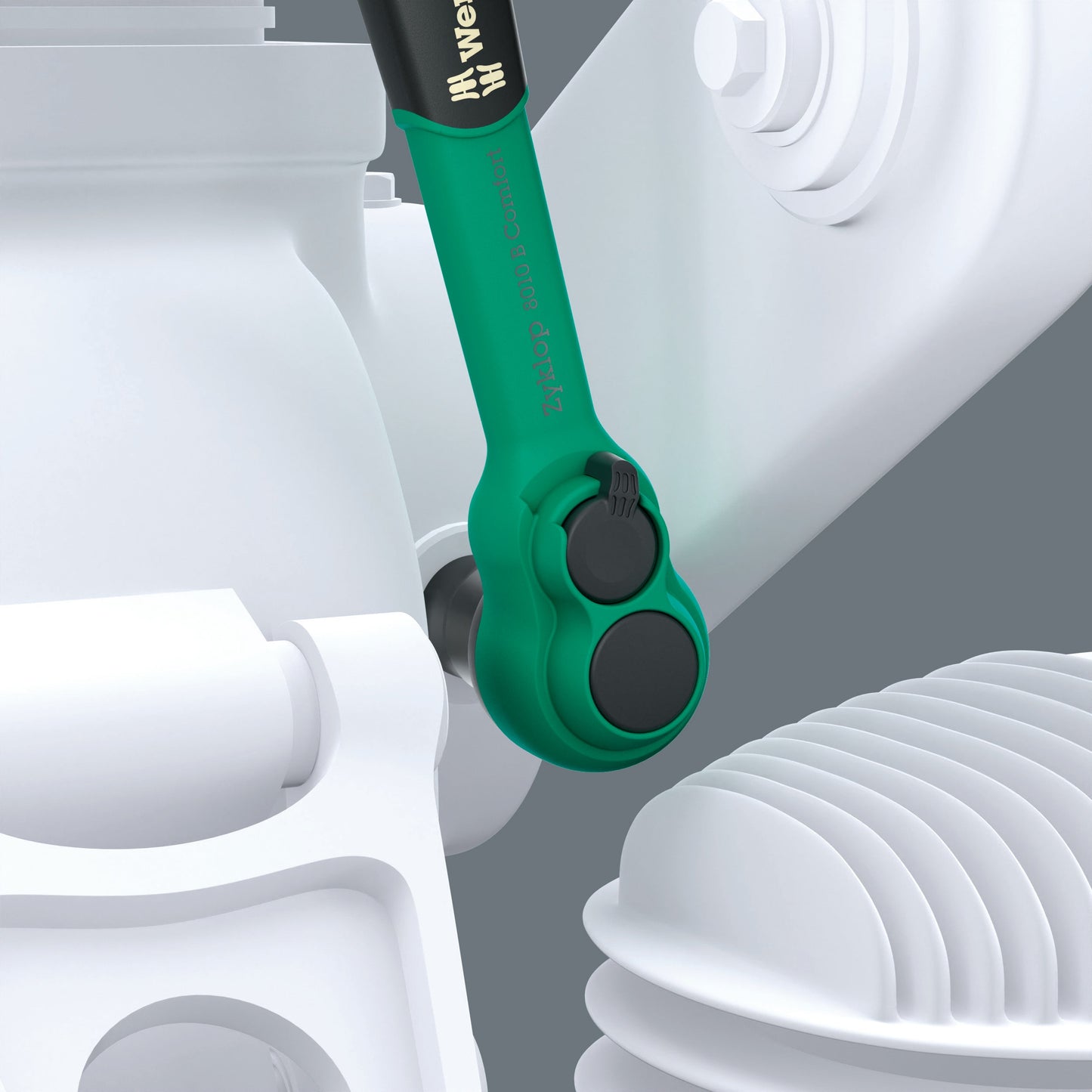 Wera 8010 B Zyklop Comfort Ratchet Wrench 3/8" Drive 05005540001