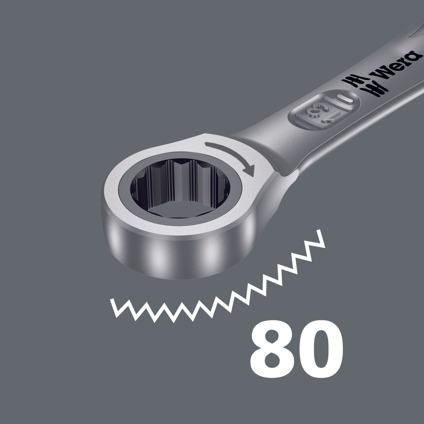 Wera 9630 Magnetic Rail 6000 Joker 1 Ratcheting Wrench Set Metric 05020014001