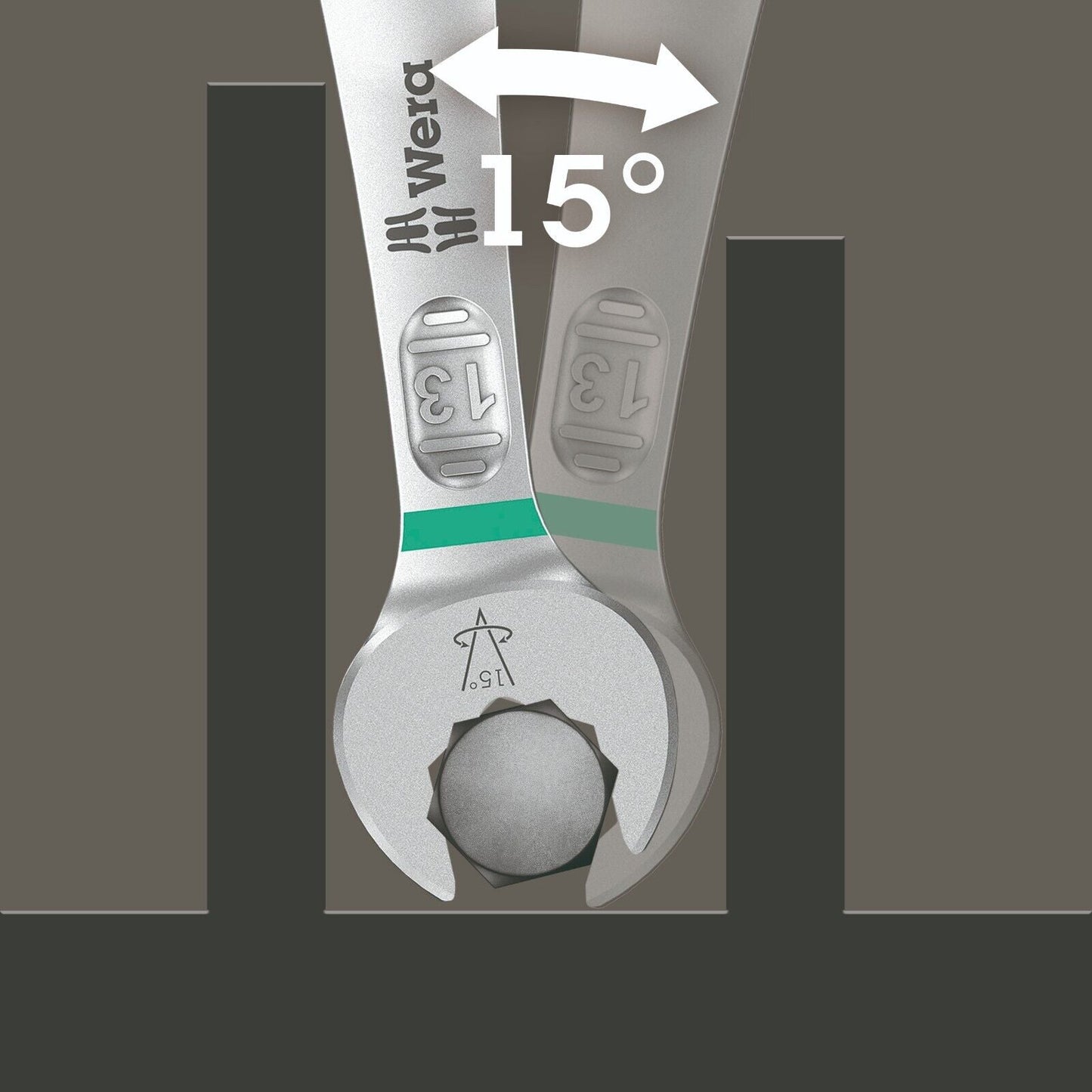 Wera 6003 Joker Combination Wrench Set 4 Pieces Metric 05020228001