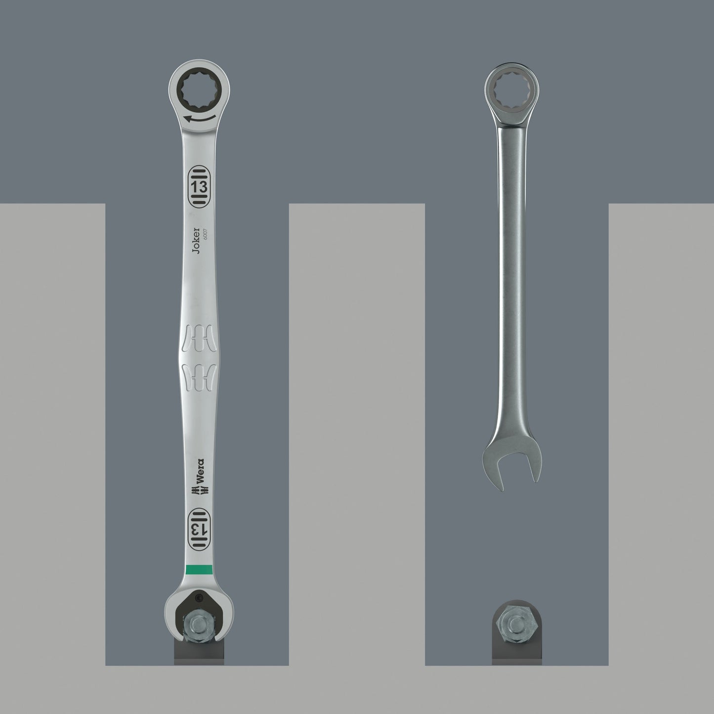 Wera 6007 Joker 5 Set 1 Combination Wrench Set 5 Pieces Metric 05020380001