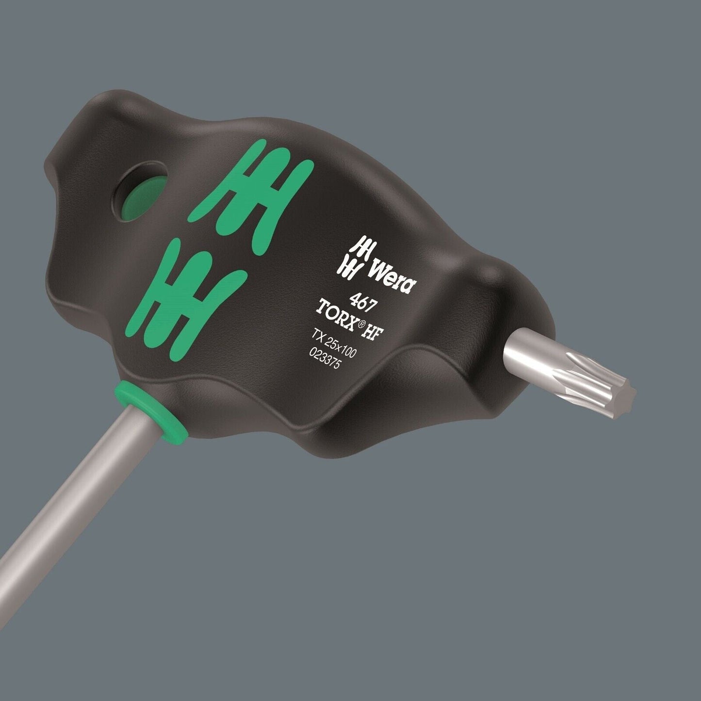 Wera 467/7 HF Set 2 TORX® T-Handle Screwdriver Set With Rack 7 Piece 05023456001