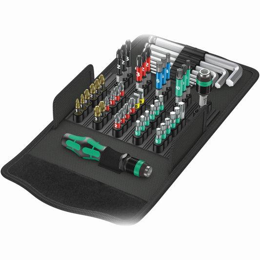 Wera Kraftform Kompakt 100 52 Piece Bitholding Screwdriver Set 05057460001
