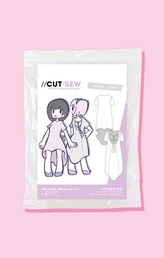 005 // RIBBON SHIRTDRESS