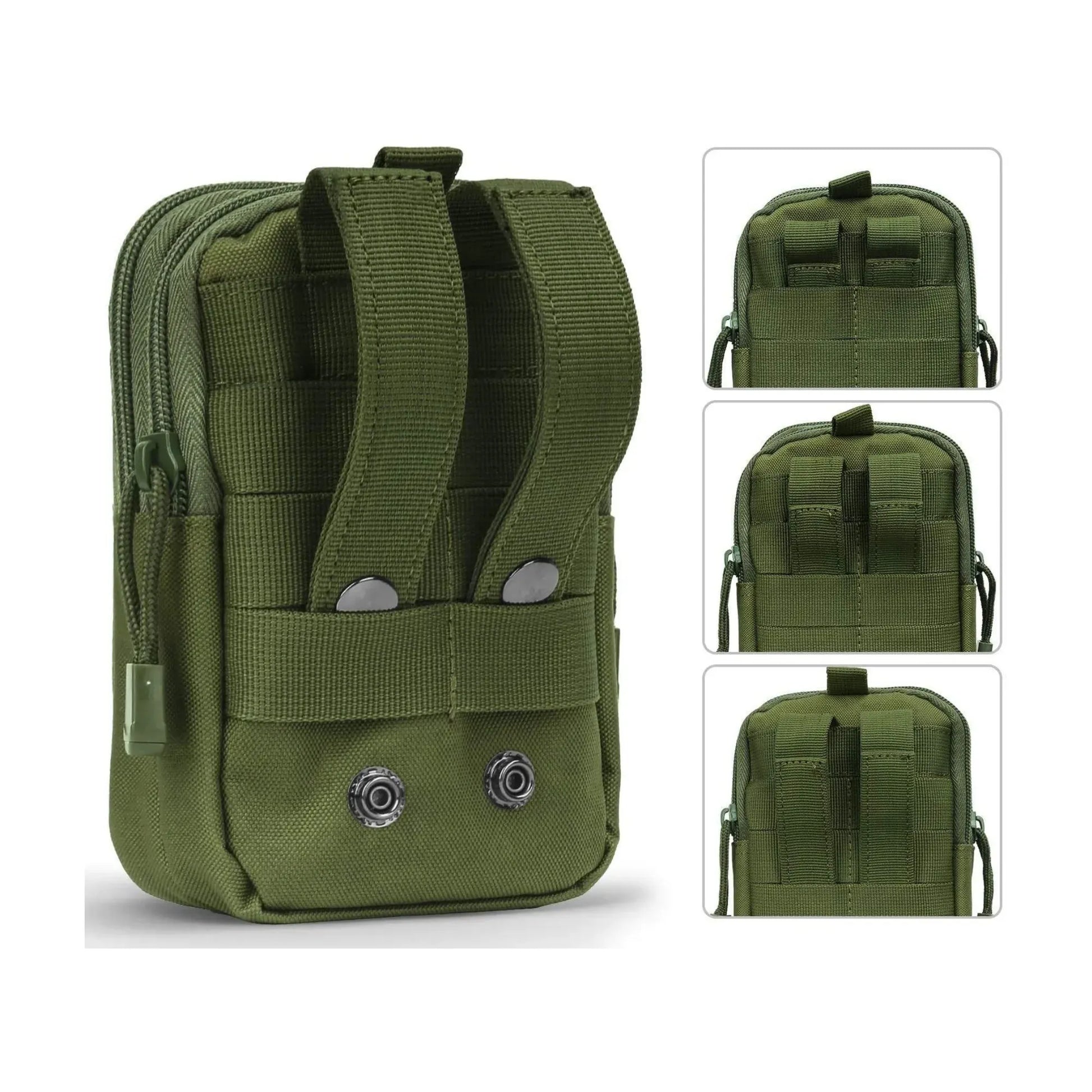 JupiterGear Tactical MOLLE Military Pouch Waist Bag for Hiking, Running and Outdoor Activities
