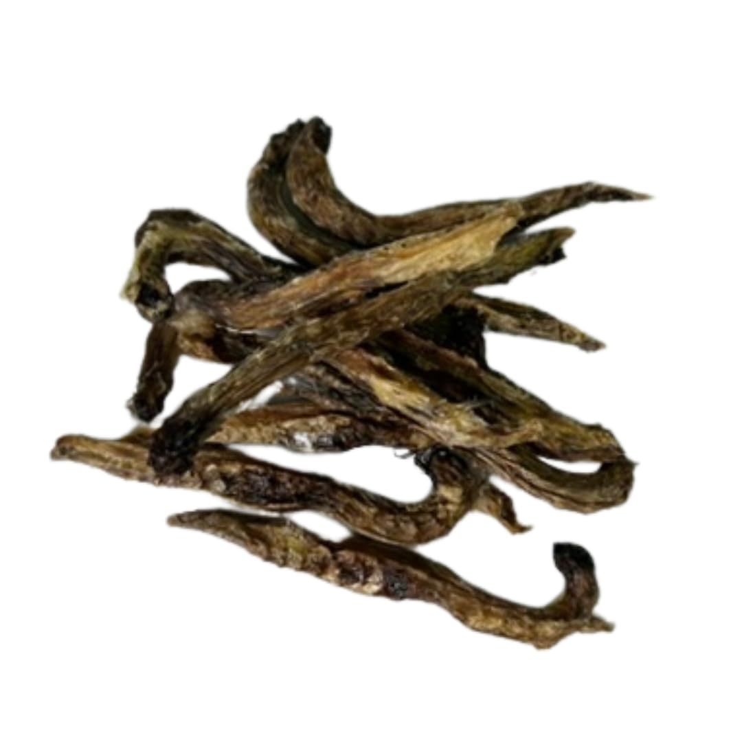 Quail Crunch Sticks Dog Treats, 10 Count Quail Spines Gourmet Dehydrated Healthy Dog Training Treats, Premium Flavors Promote Dental Health, No Artificial Additives for Happy Pets