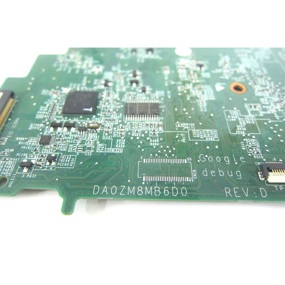 Yourui for  Chromebook 11 3120 Laptop Motherboard N2840 CPU 4G RAM DA0ZM8MB6D0 CN-0H4WJ5 Mainboard Full Test