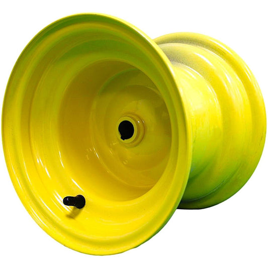 Antego 8x7 Yellow Hubbed Lawn Mower Wheels, 4-Pack