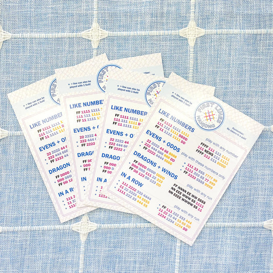 First Lines Mahjong Line Cards