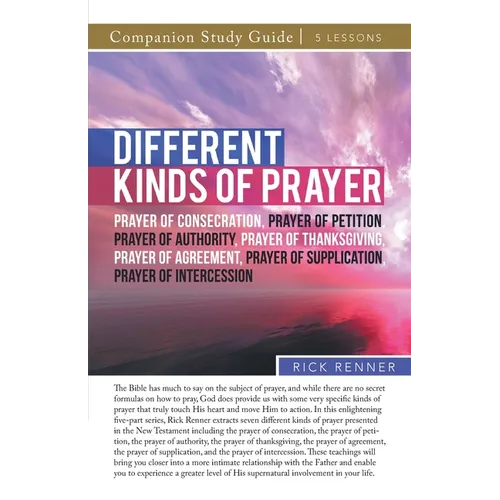 Different Kinds of Prayer Study Guide