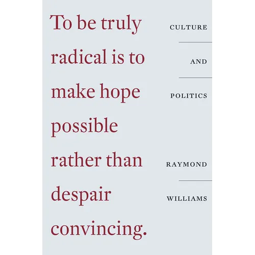 Culture and Politics: Class, Writing, Socialism