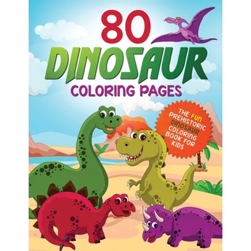 Jumbo Dinosaur Coloring Book