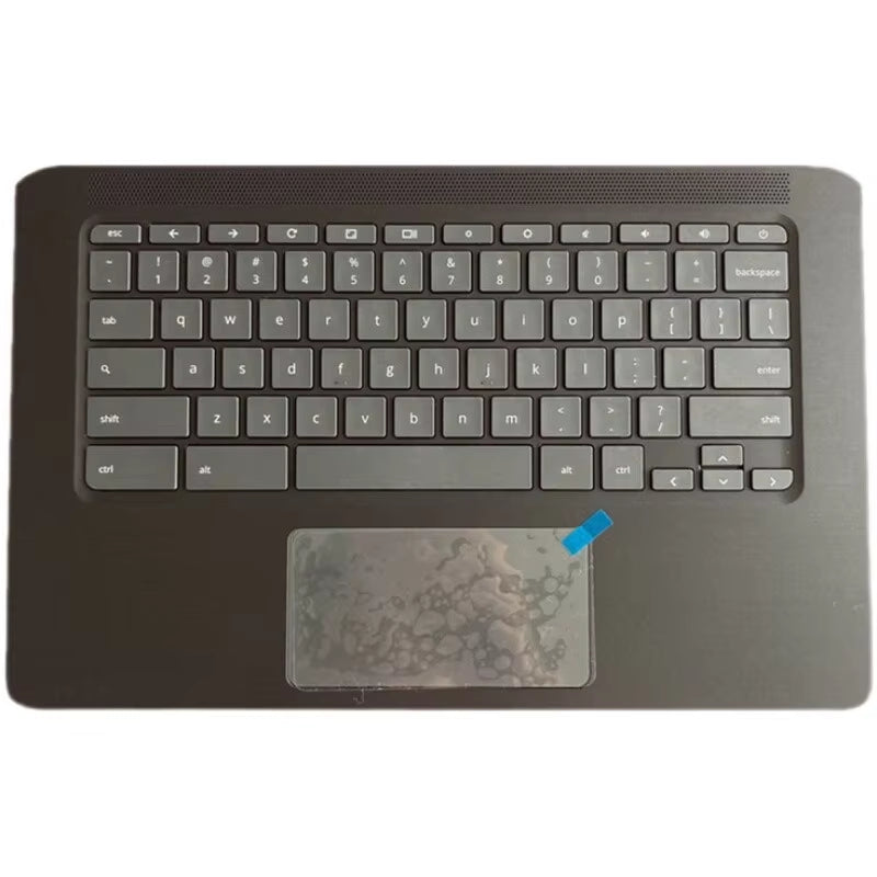 New Palmrest Upper Cover with US Keyboard & Touchpad for HP Chromebook 14 G5