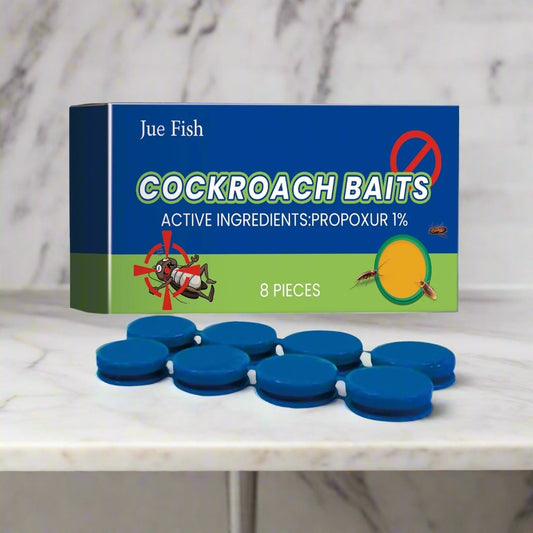 Cockroach Killing Baits 🪳 - 8 Pieces | Fast & Effective Roach Control 🚫