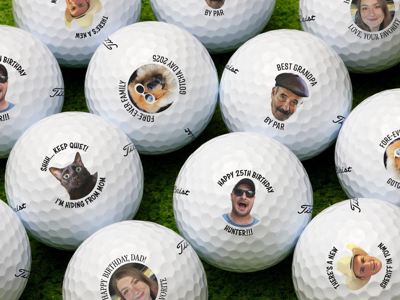 Add Your Photo & Text Golf Balls