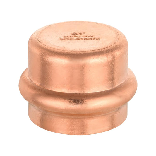 1" Press Copper Cap (Lead Free)