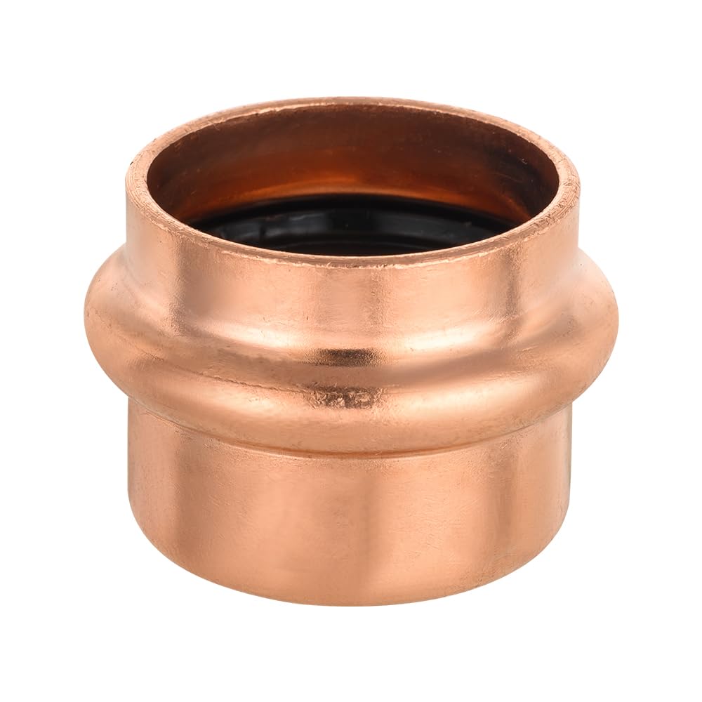 1" Press Copper Cap (Lead Free)