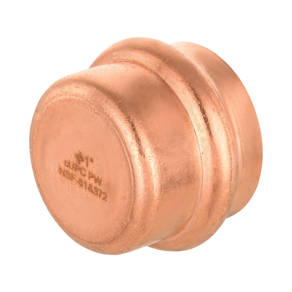 1" Press Copper Cap (Lead Free)