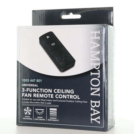 Hampton Bay Universal Ceiling Fan Kit with Basic On/Off Ceiling Fan Remote Control (Damp Rated)
