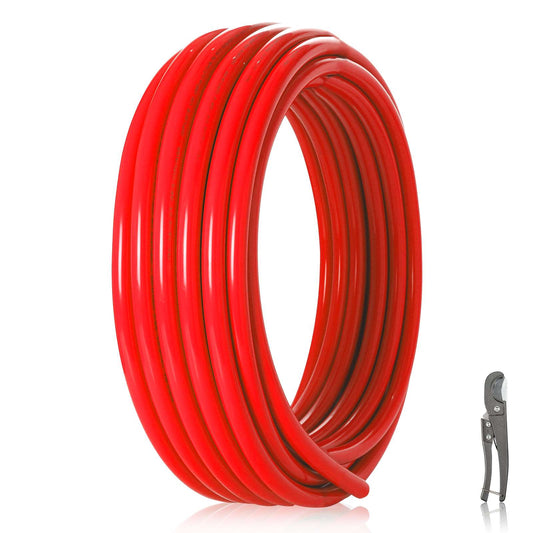 1/2" 100ft PEX-B Pipe (Red & Cutter)