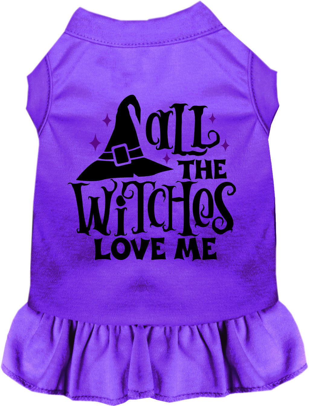 All the Witches Love Me Halloween Pet Dress