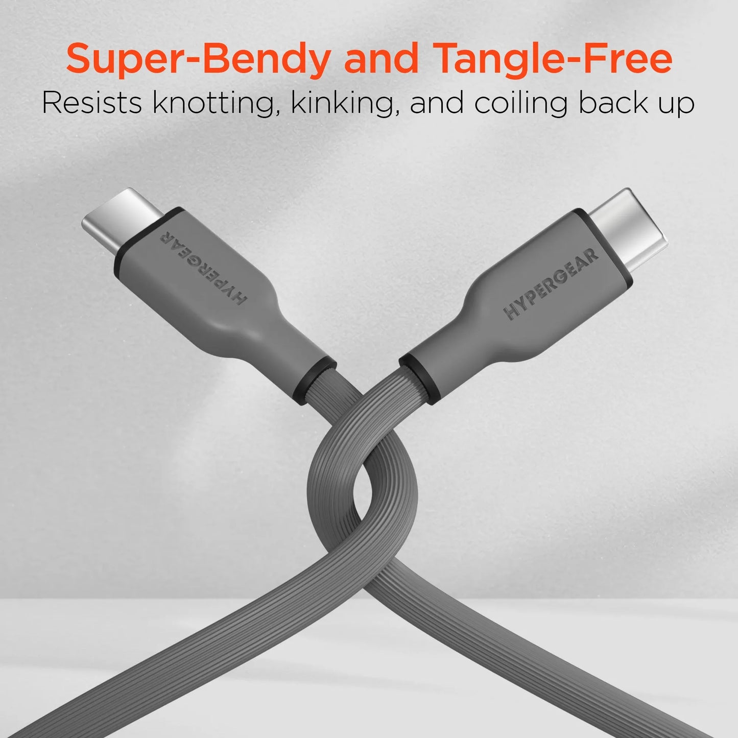 HyperGear Flexi PRO USB-C to USB-C Cable 4ft