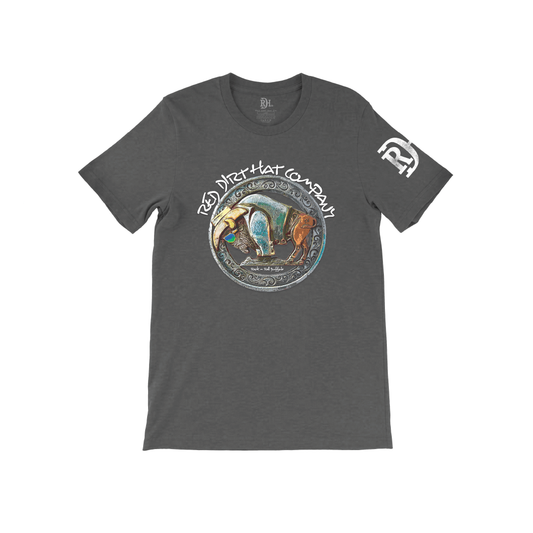 Bad Bronc Rock N’ Roll Buffalo- RED DIRT T-SHIRT