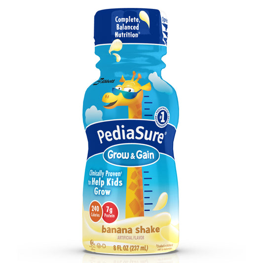 PediaSure Grow Gain Kids Nutritional Banana Shake - 6pk/48 Fl Oz